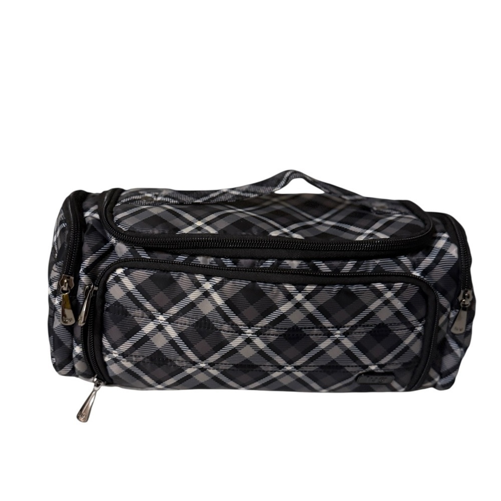 Lug Black and Gray Toiletry Bag with Classic Design